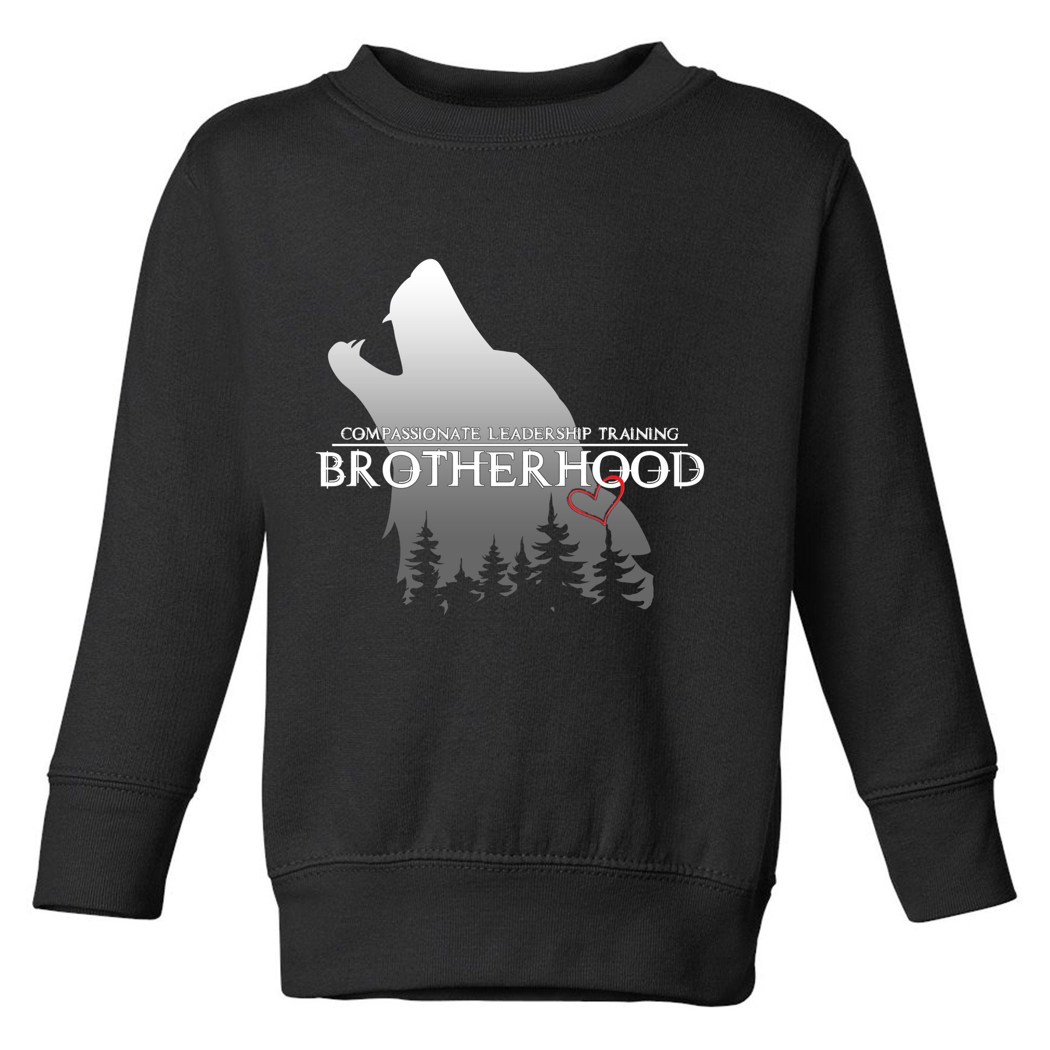 Brotherhood Compassionate Leadership Training Wolf  Toddler Sweatshirt