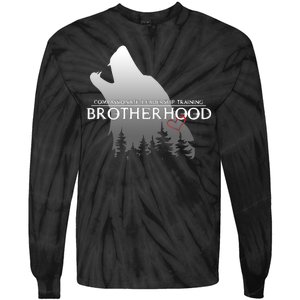 Brotherhood Compassionate Leadership Training Wolf  Tie-Dye Long Sleeve Shirt