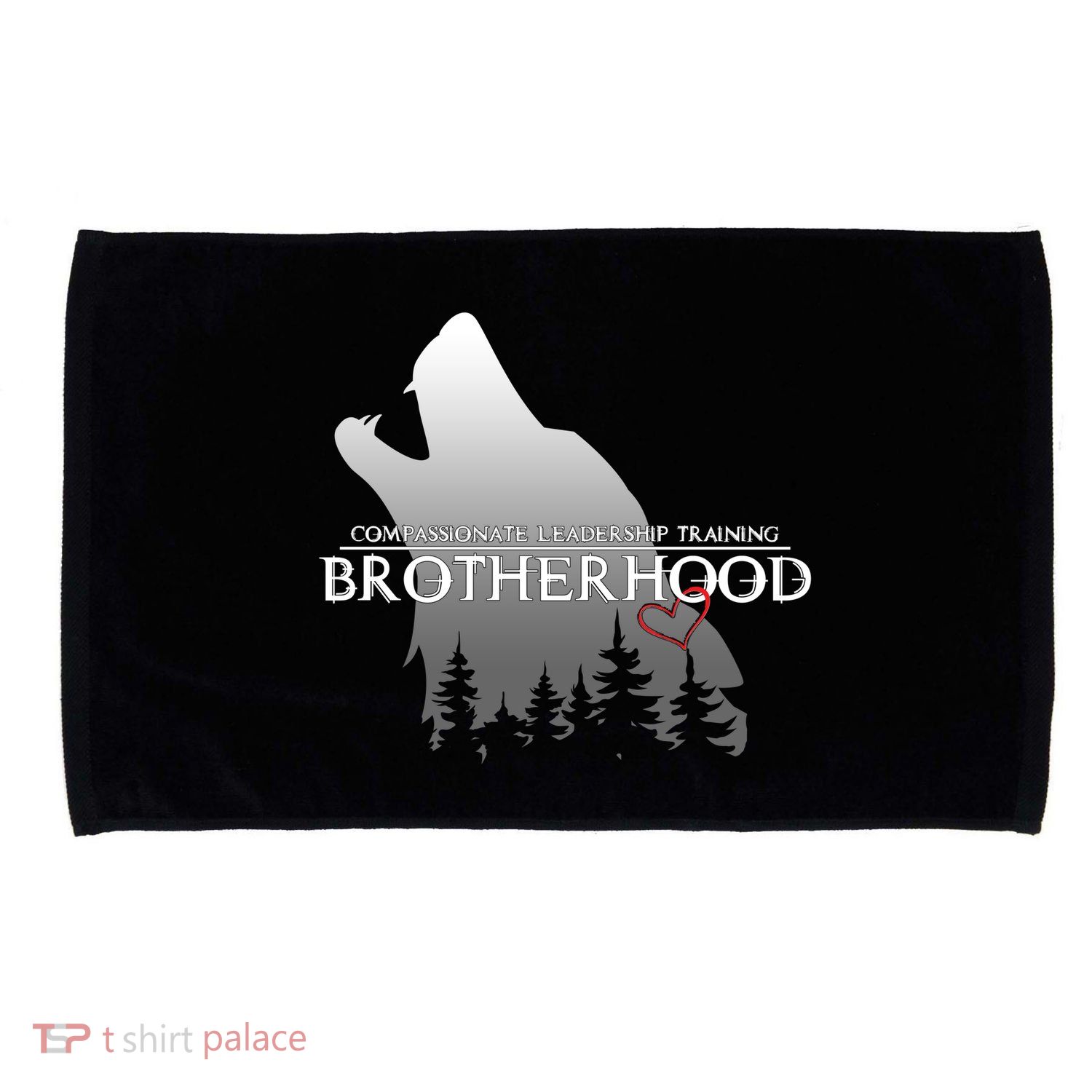 Brotherhood Compassionate Leadership Training Wolf  Microfiber Hand Towel