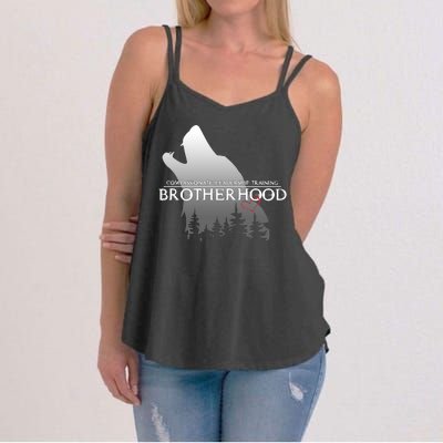 Brotherhood Compassionate Leadership Training Wolf  Women's Strappy Tank