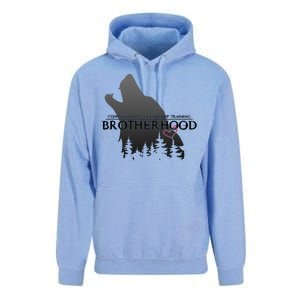 Brotherhood Compassionate Leadership Training Wolf  Unisex Surf Hoodie