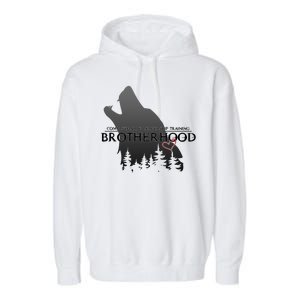 Brotherhood Compassionate Leadership Training Wolf  Garment-Dyed Fleece Hoodie