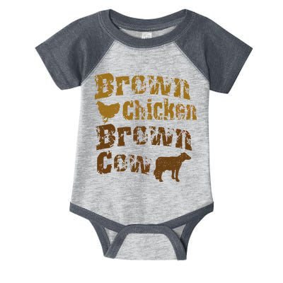 Brown Chicken Brown Cow Infant Baby Jersey Bodysuit