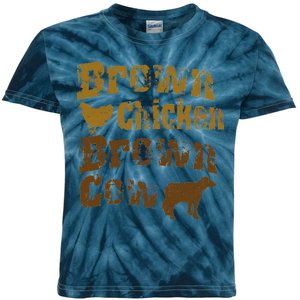 Brown Chicken Brown Cow Kids Tie-Dye T-Shirt