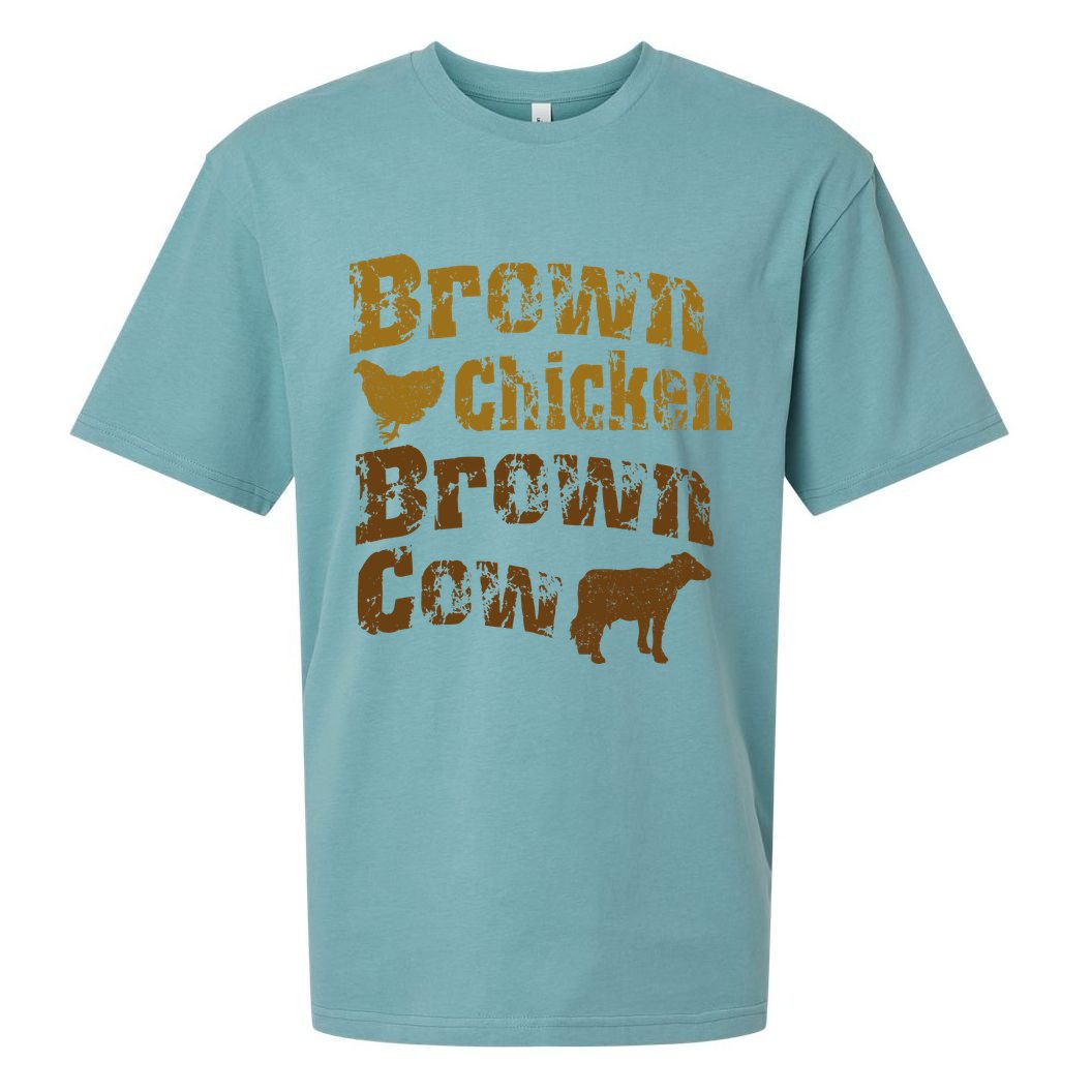 Brown Chicken Brown Cow Sueded Cloud Jersey T-Shirt