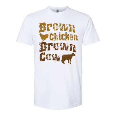 Brown Chicken Brown Cow Softstyle® CVC T-Shirt