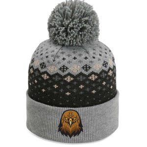 Brown Eagle The Baniff Cuffed Pom Beanie