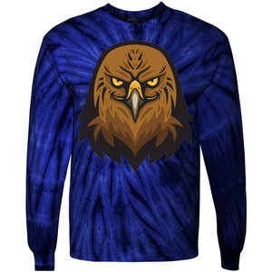 Brown Eagle Tie-Dye Long Sleeve Shirt