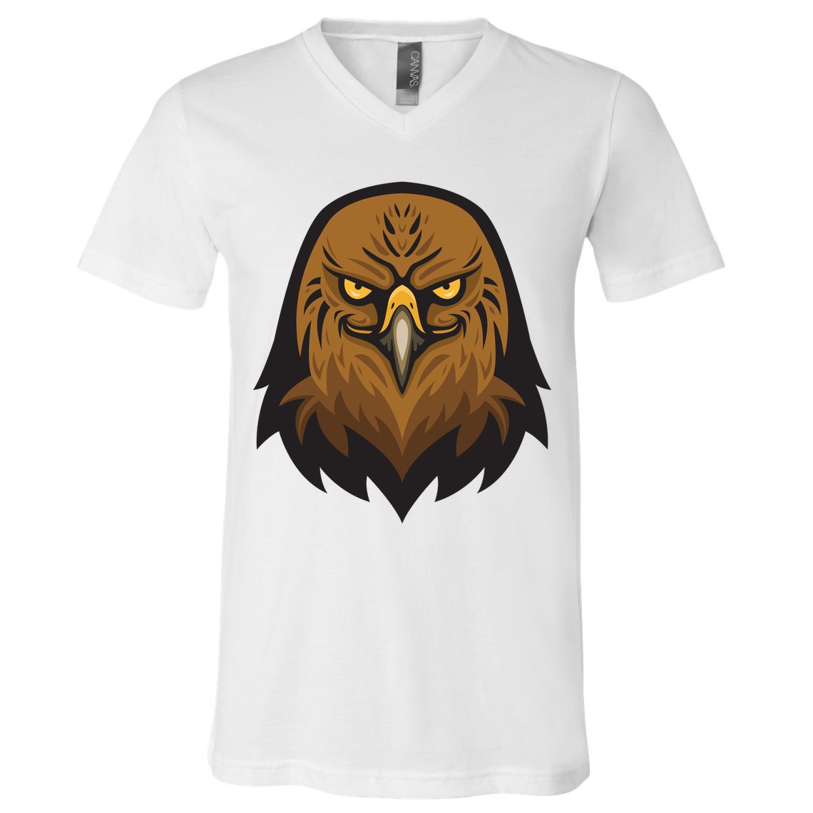Brown Eagle V-Neck T-Shirt