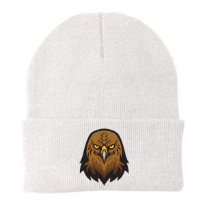 Brown Eagle Knit Cap Winter Beanie