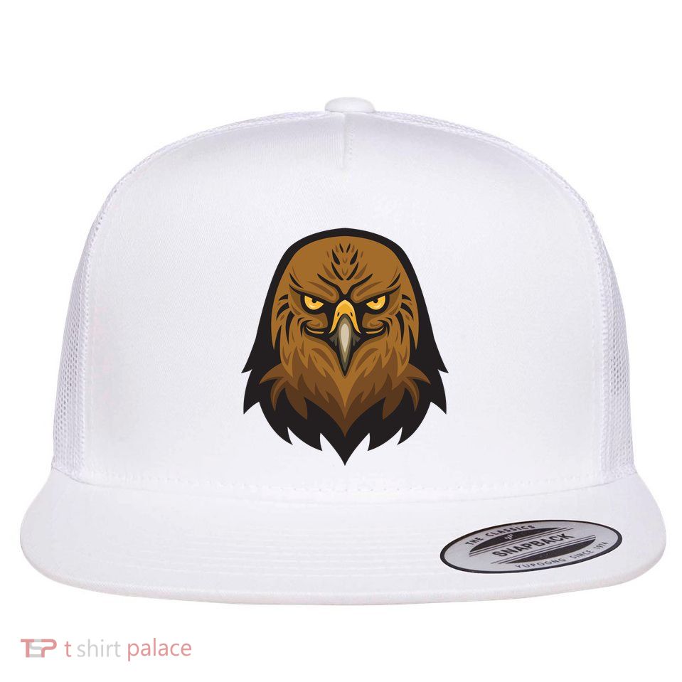 Brown Eagle Flatbill Hat