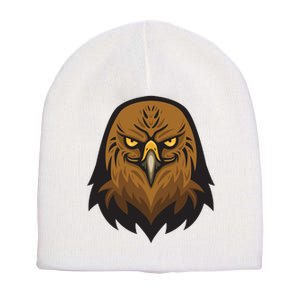 Brown Eagle Short Acrylic Beanie