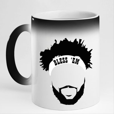 Browns Bless 'Em 11oz Black Color Changing Mug