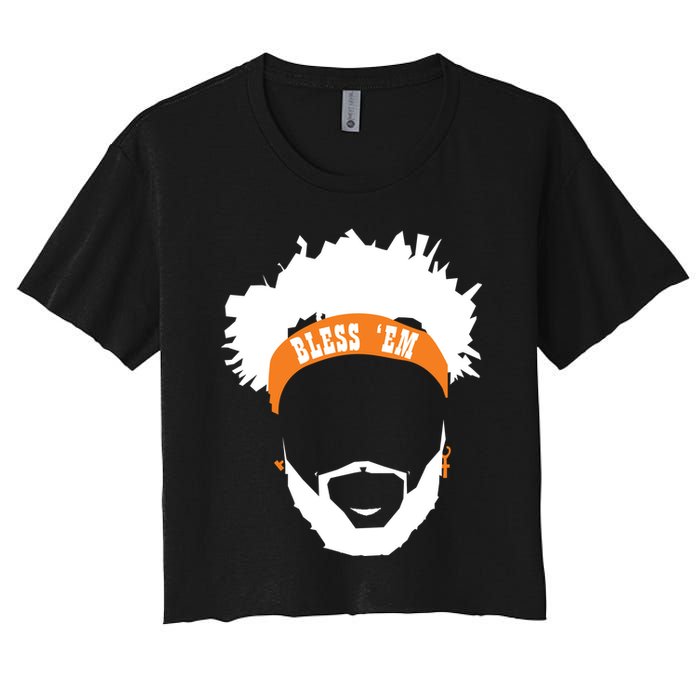 Browns Bless 'Em Women's Crop Top Tee