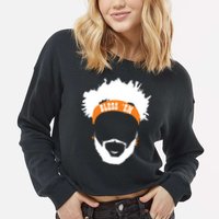Browns Bless 'Em Cropped Pullover Crew