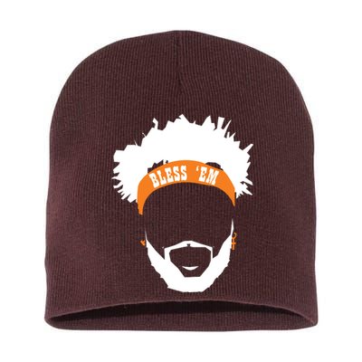 Browns Bless 'Em Short Acrylic Beanie