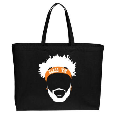 Browns Bless 'Em Cotton Canvas Jumbo Tote