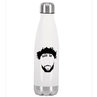 Browns Bless 'Em Stainless Steel Insulated Water Bottle