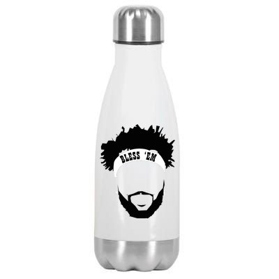 Browns Bless 'Em Stainless Steel Insulated Water Bottle