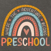 Boho Rainbow Preschool Where The Adventure Begins Teachers Cotton Canvas Backpack