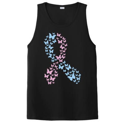 Butterfly Ribbon Pregnancy And Infant Loss Awareness Month Gift PosiCharge Competitor Tank