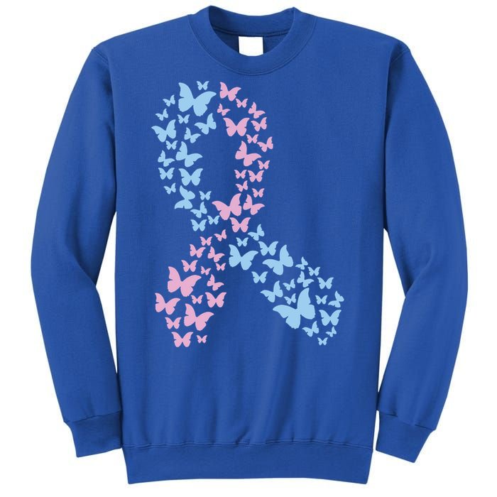 Butterfly Ribbon Pregnancy And Infant Loss Awareness Month Gift Sweatshirt