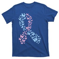 Butterfly Ribbon Pregnancy And Infant Loss Awareness Month Gift T-Shirt