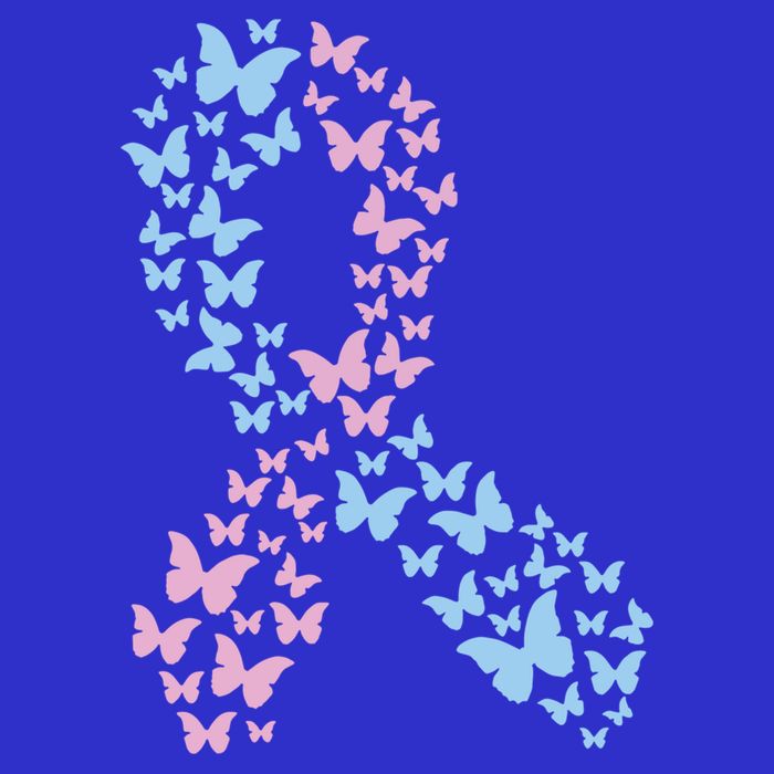 Butterfly Ribbon Pregnancy And Infant Loss Awareness Month Gift Tall T-Shirt
