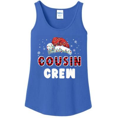 Buffalo Red Plaid Cousin Crew Xmas Family Matching Christmas Gift Ladies Essential Tank