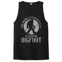 Bigfoot Retirement Plan Funny Retired Sasquatch Hunter Gift PosiCharge Competitor Tank