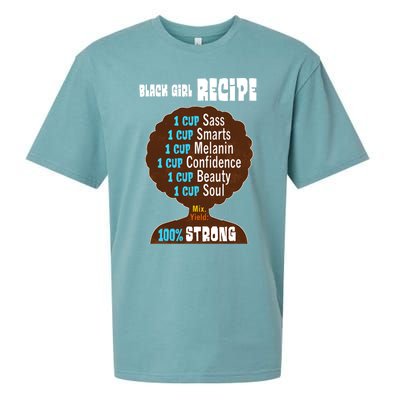 Black Recipe Pride For Strong And Gift Sueded Cloud Jersey T-Shirt