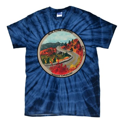 Blue Ridge Parkway Viaduct Tie-Dye T-Shirt