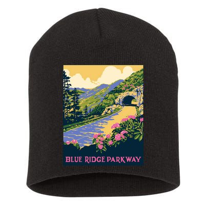Blue Ridge Parkway Short Acrylic Beanie