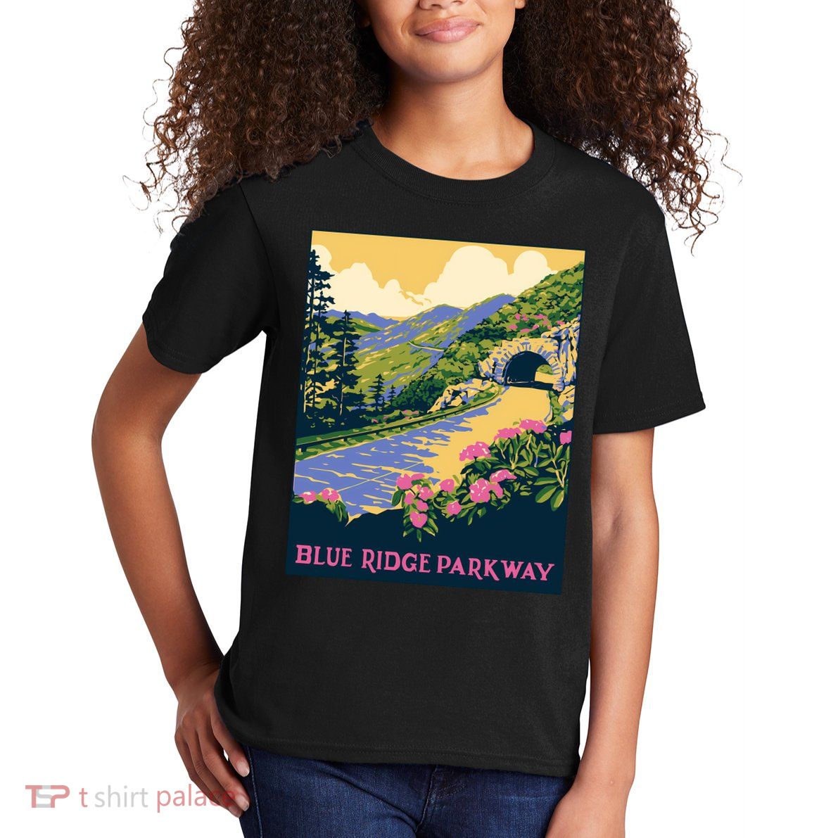 Blue Ridge Parkway Kids T-Shirt