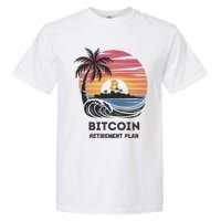 Bitcoin Retirement Plan Btc Crypto Trading Cryptocurrency Garment-Dyed Heavyweight T-Shirt