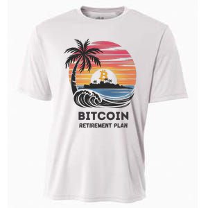 Bitcoin Retirement Plan Btc Crypto Trading Cryptocurrency Cooling Performance Crew T-Shirt