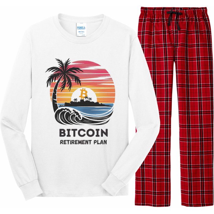 Bitcoin Retirement Plan Btc Crypto Trading Cryptocurrency Long Sleeve Pajama Set