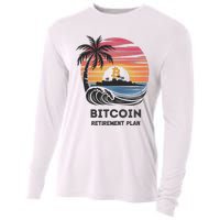 Bitcoin Retirement Plan Btc Crypto Trading Cryptocurrency Cooling Performance Long Sleeve Crew