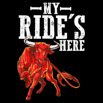 Bull Riding PBR Rodeo Bull Riders For Western Ranch Cowboys T-Shirt