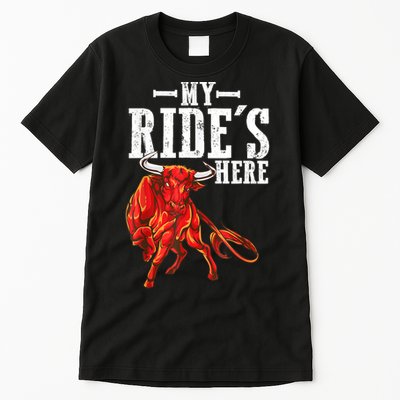 Bull Riding PBR Rodeo Bull Riders For Western Ranch Cowboys Tall T-Shirt