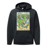 Beach Rock Party Performance Fleece Hoodie