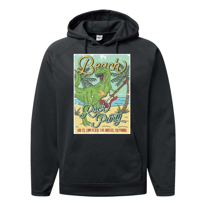 Beach Rock Party Performance Fleece Hoodie