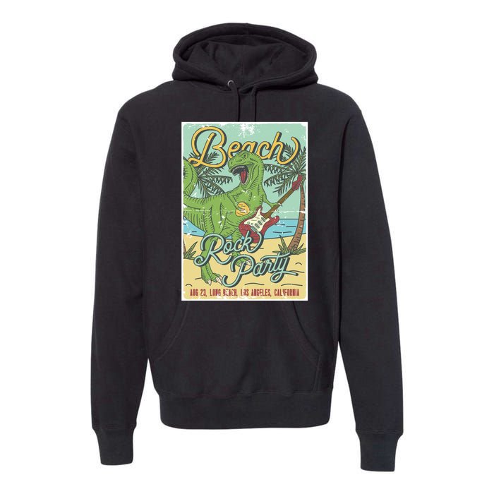 Beach Rock Party Premium Hoodie