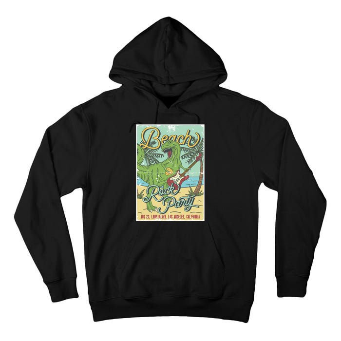 Beach Rock Party Tall Hoodie