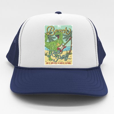 Beach Rock Party Trucker Hat