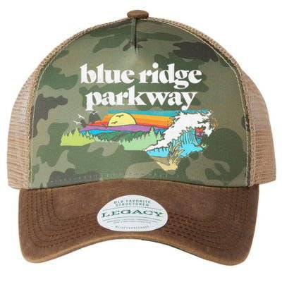 Blue Ridge Parkway North Carolinaretro Nature Legacy Tie Dye Trucker Hat