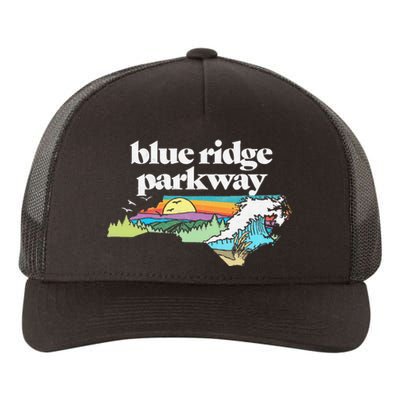 Blue Ridge Parkway North Carolinaretro Nature Yupoong Adult 5-Panel Trucker Hat