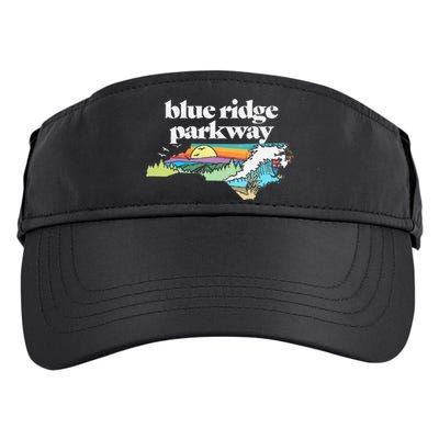 Blue Ridge Parkway North Carolinaretro Nature Adult Drive Performance Visor