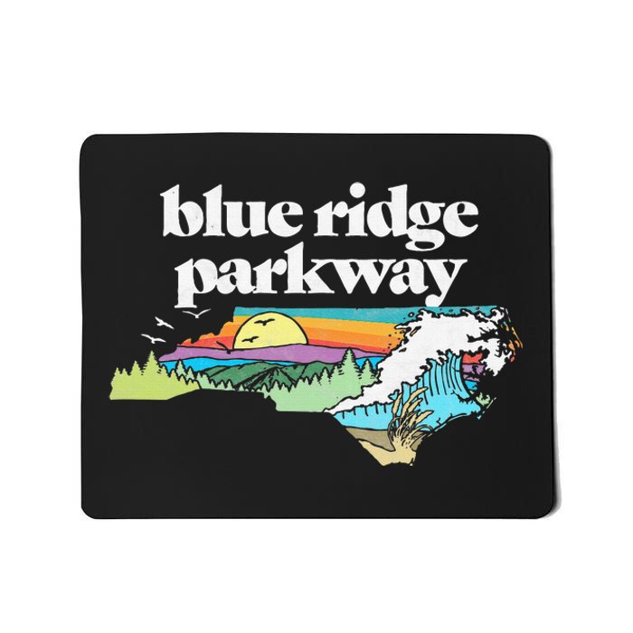 Blue Ridge Parkway North Carolinaretro Nature Mousepad