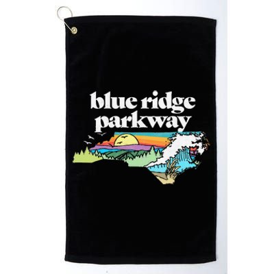 Blue Ridge Parkway North Carolinaretro Nature Platinum Collection Golf Towel